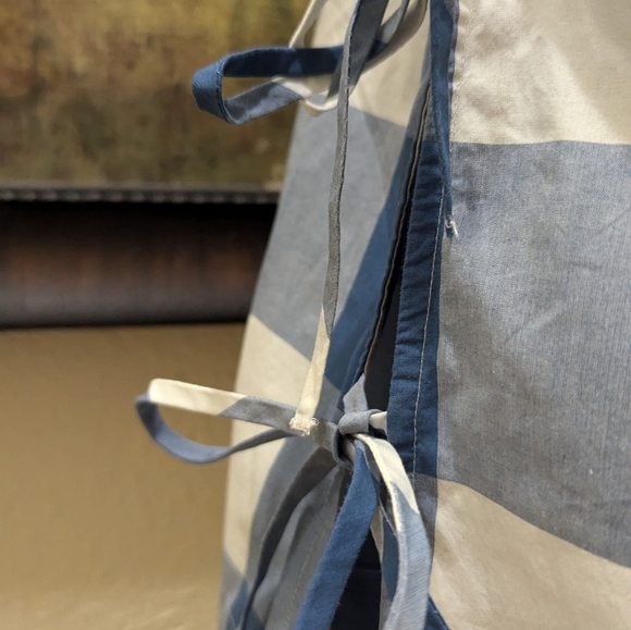 LOFT Blue and White Checkered Blouse - Picture 3 of 7